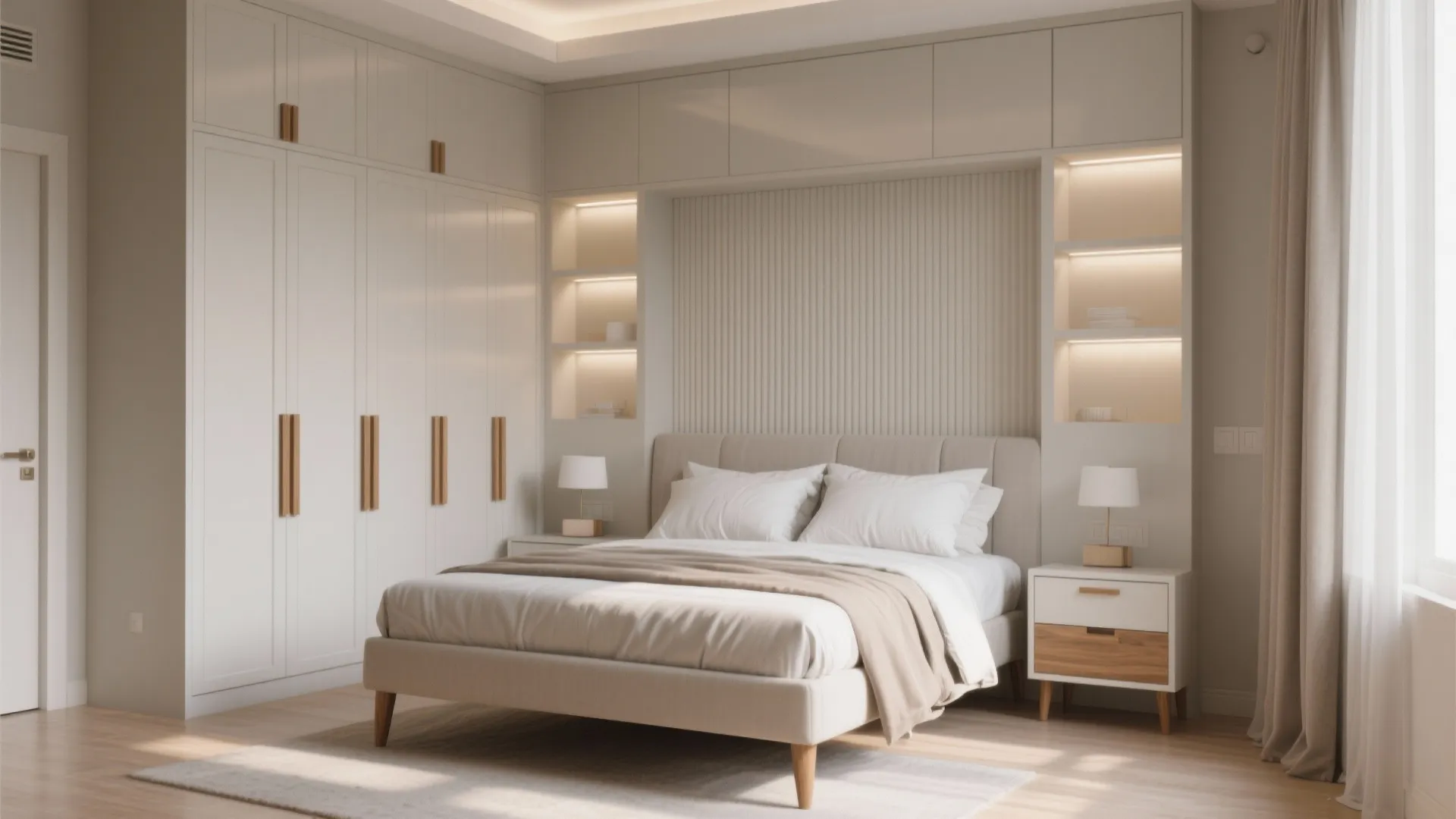 Bedroom storage that doubles as decor
