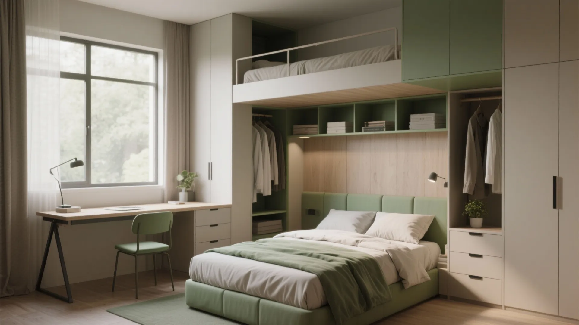 3) Bedroom sizing and function