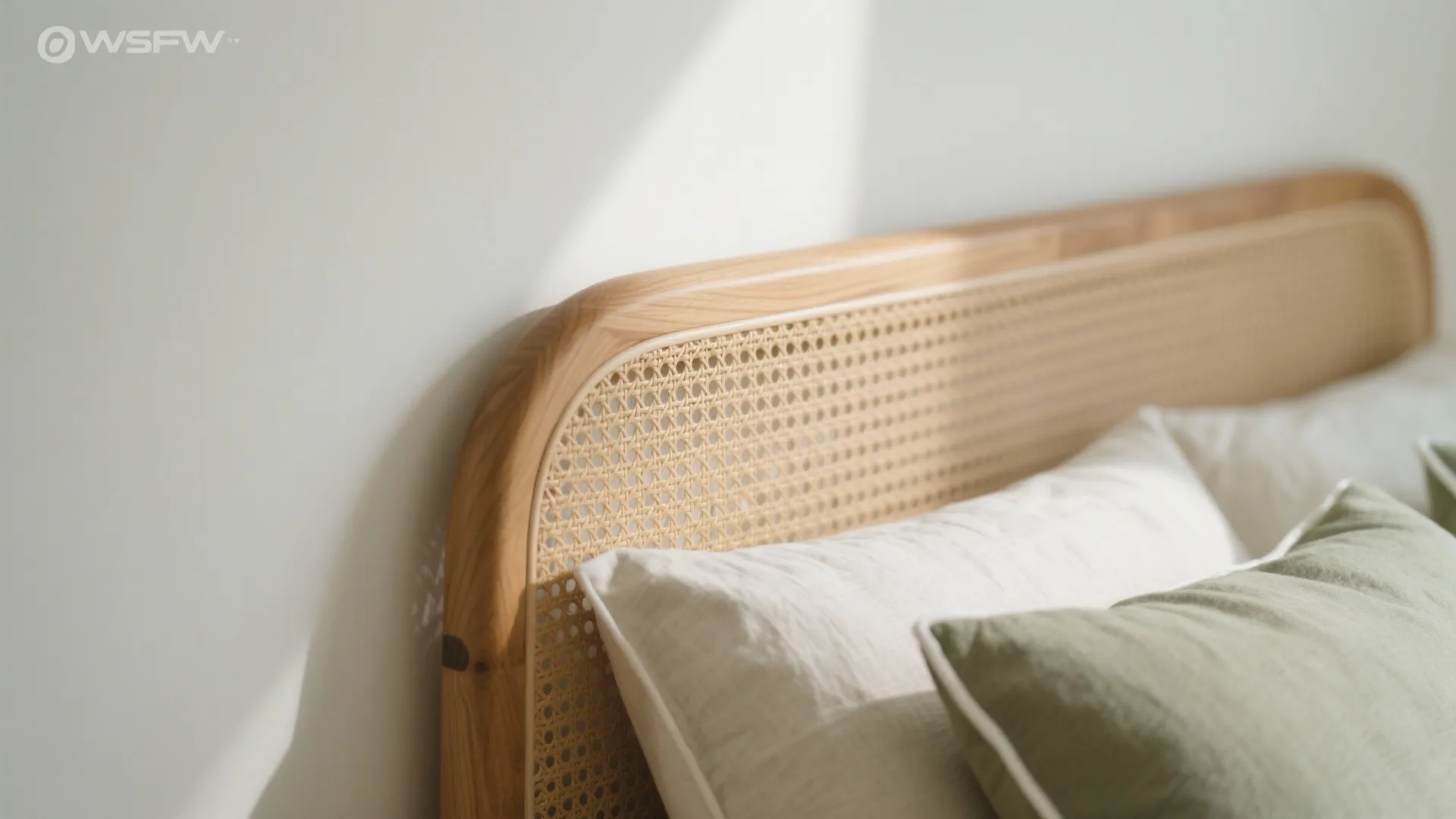 Bedroom smartness: a bay seat, built-ins, and soothing materials