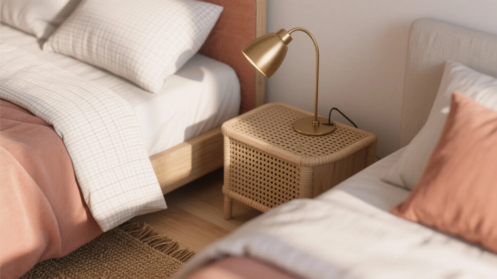 Jaipur-Palette Bedrooms: Soft Neutrals, Earthy Accents, and Smart Storage