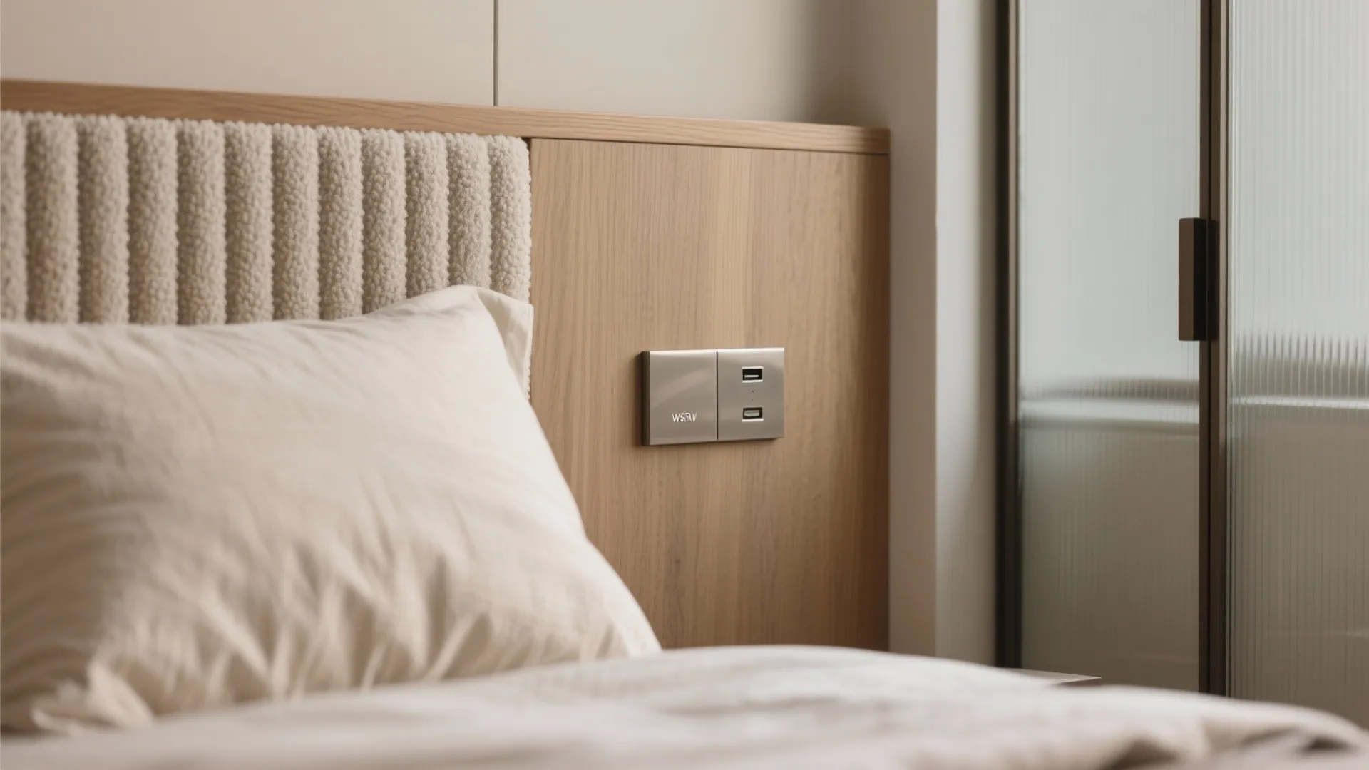 Primary bedroom: calm core with concealed functionality