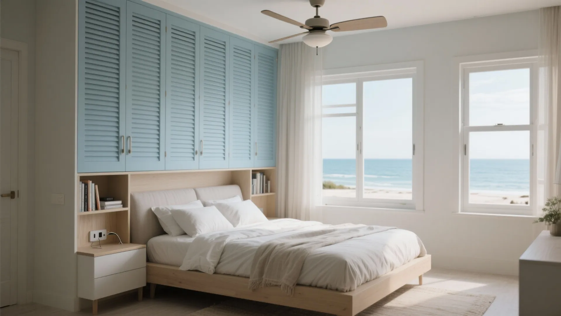 Smart Storage + Cross Ventilation in Bedrooms