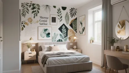 5 Inspiring Bedroom Wall Printing Designs