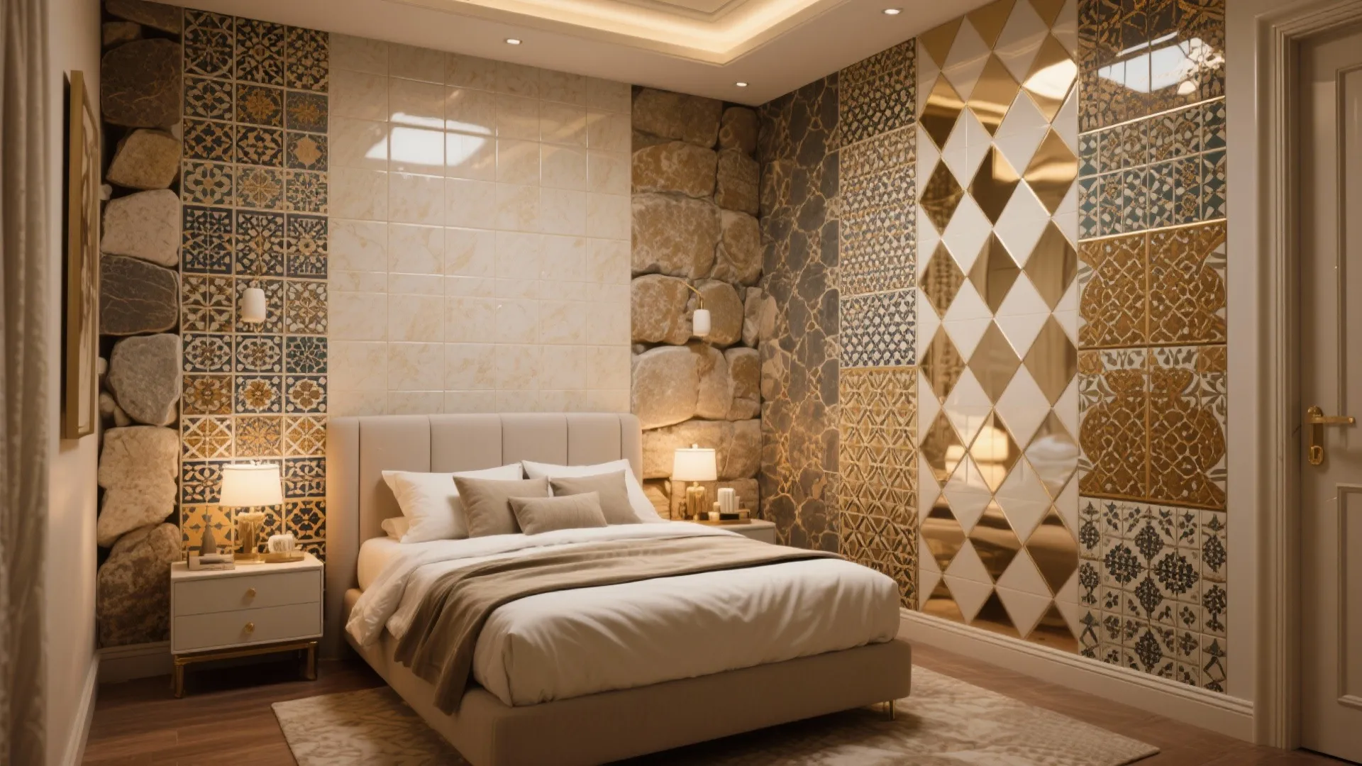 5 Bedroom Wall Tile Design Ideas: Creative bedroom wall tiles that blend style, texture, and durability