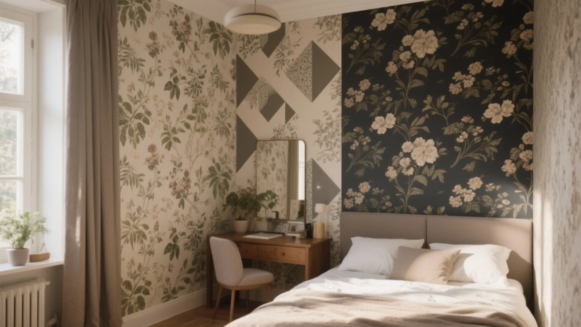 5 Bedroom Wallpaper Ideas For Modern Homes: Creative and practical inspirations to transform your bedroom walls