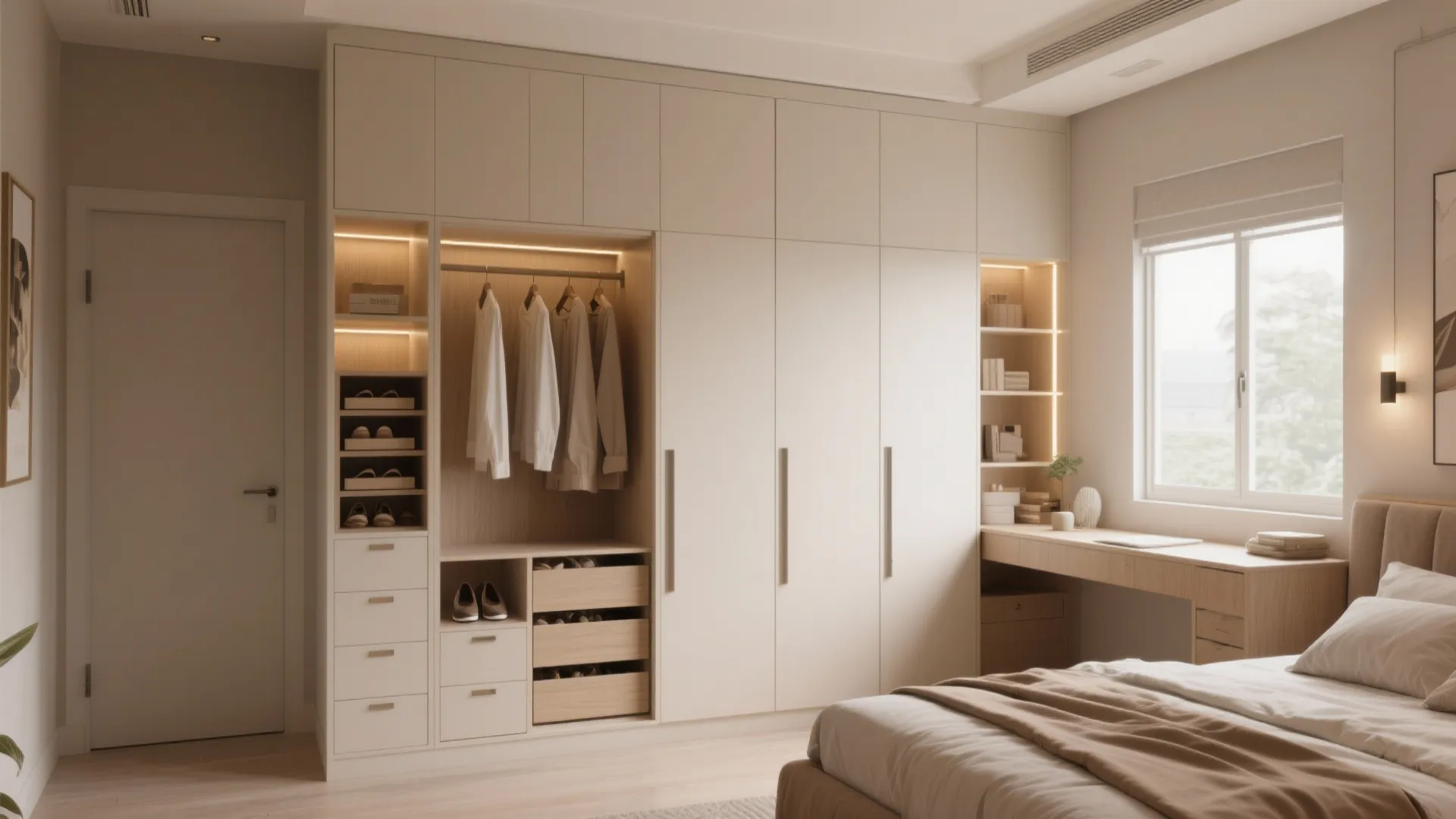 Wardrobe Walls And Smart Bedroom Storage