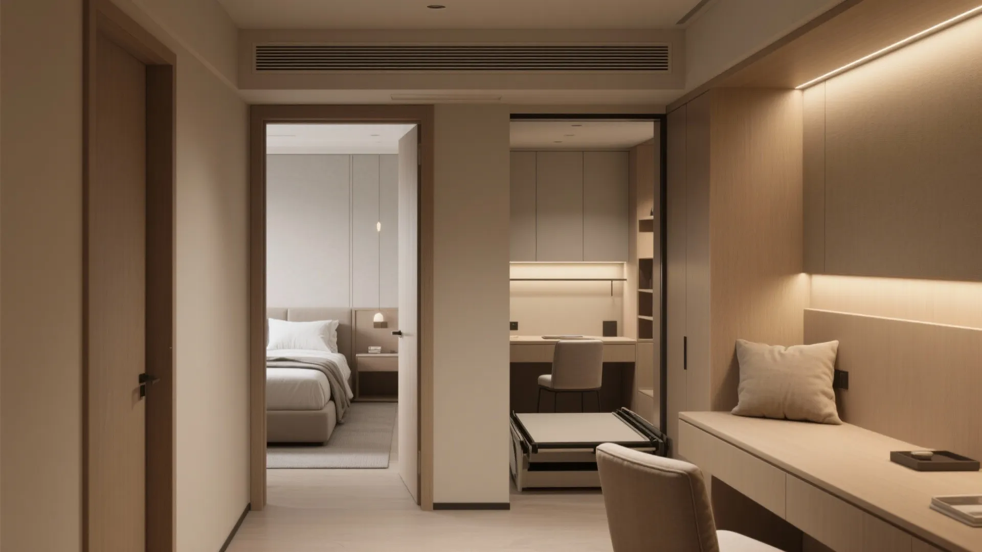 3: Private Bedroom Wing with Flexible Guest Room