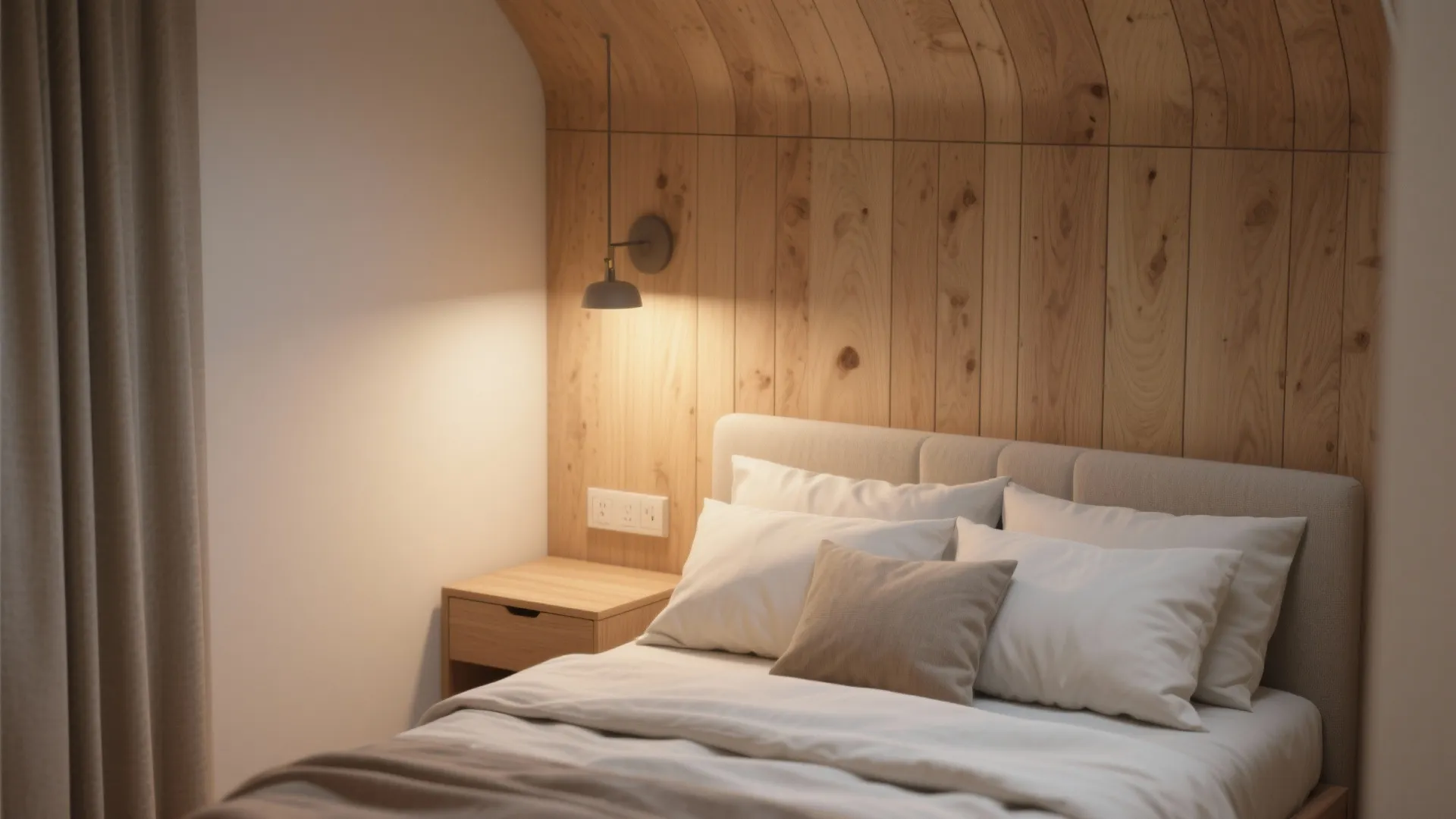 Wood-Look PVC Panels for Cozy Bedrooms
