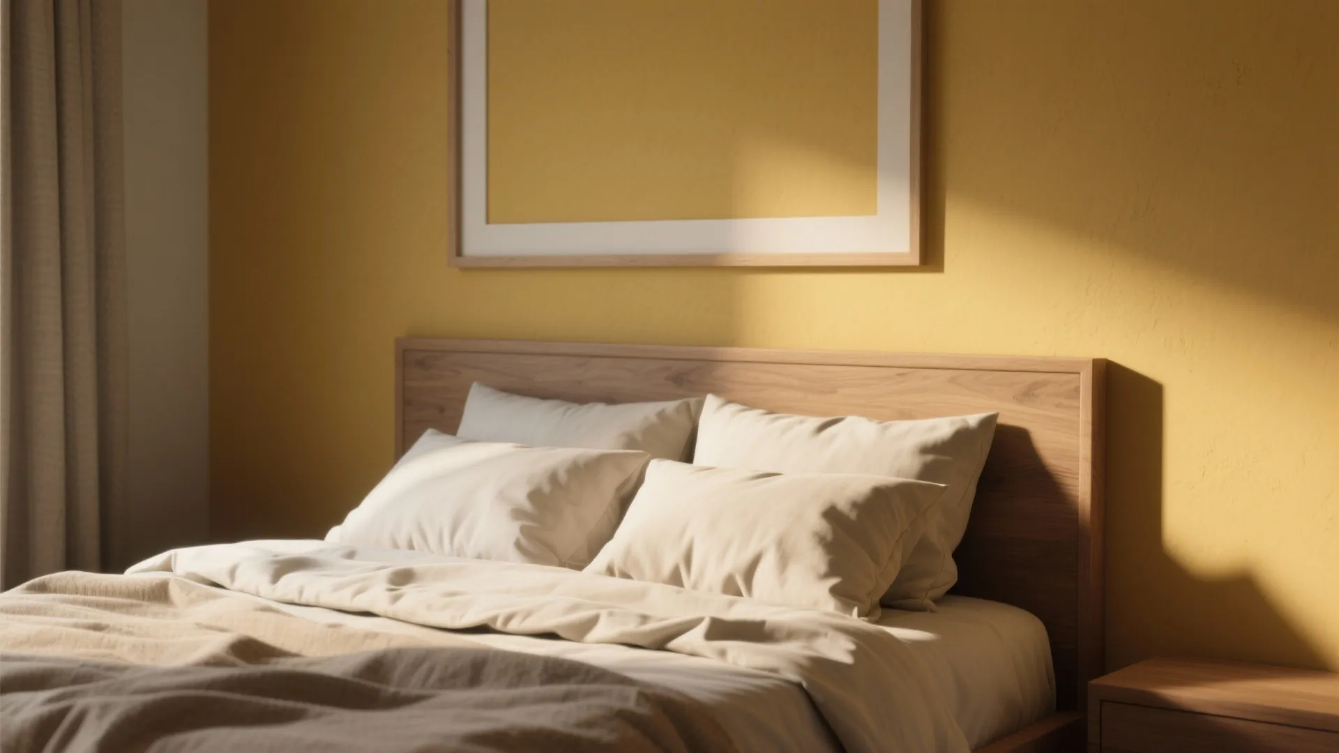 1. Soft Accent Behind the Bed