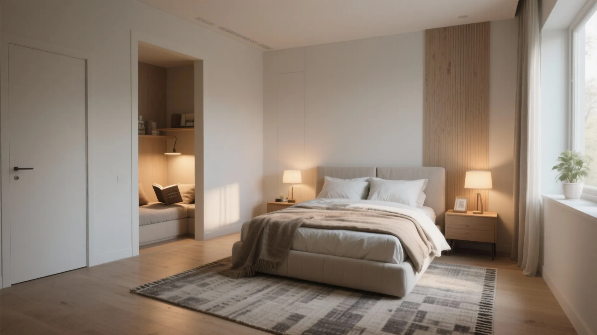 7. Create Zones Even in a Small Room