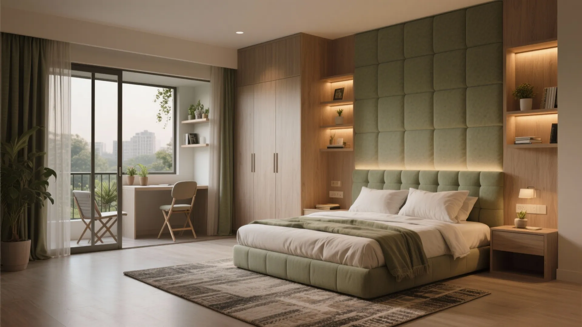 Bedrooms, balcony, and utility: multi-functional zones that breathe