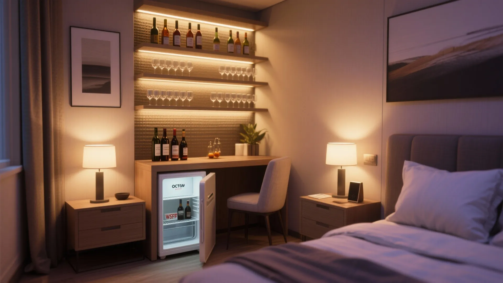 5. Bedside Bar Setup