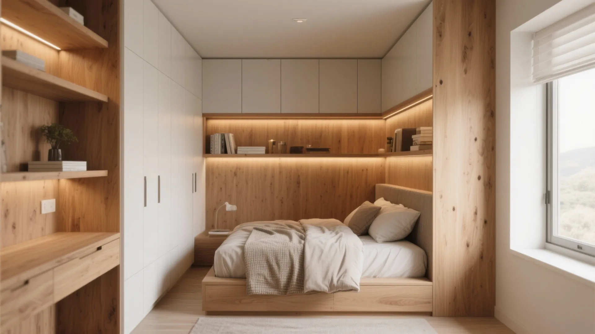 7. Bedside Built-Ins