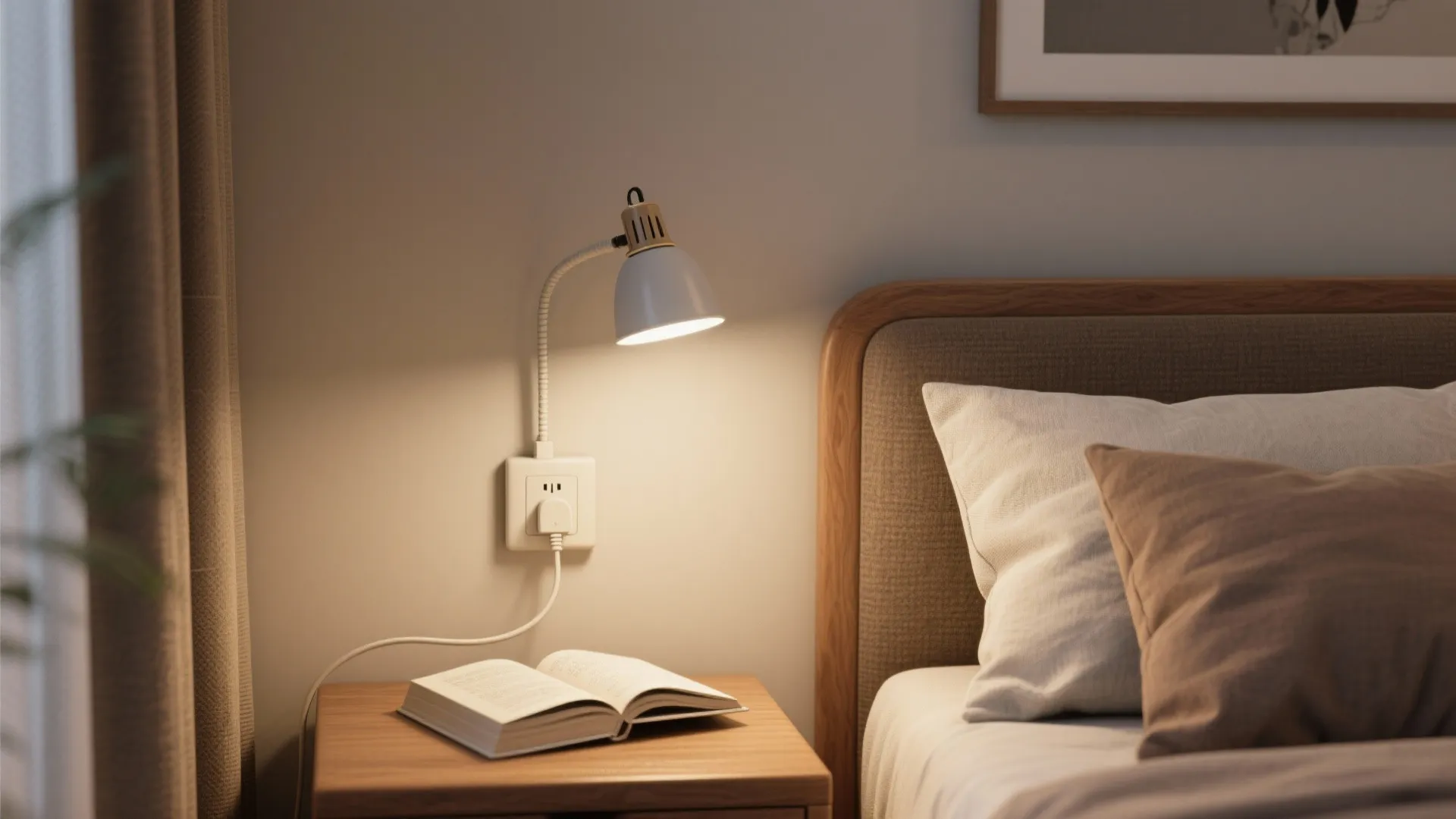 1. Bedside Sconces with Flexible Arms