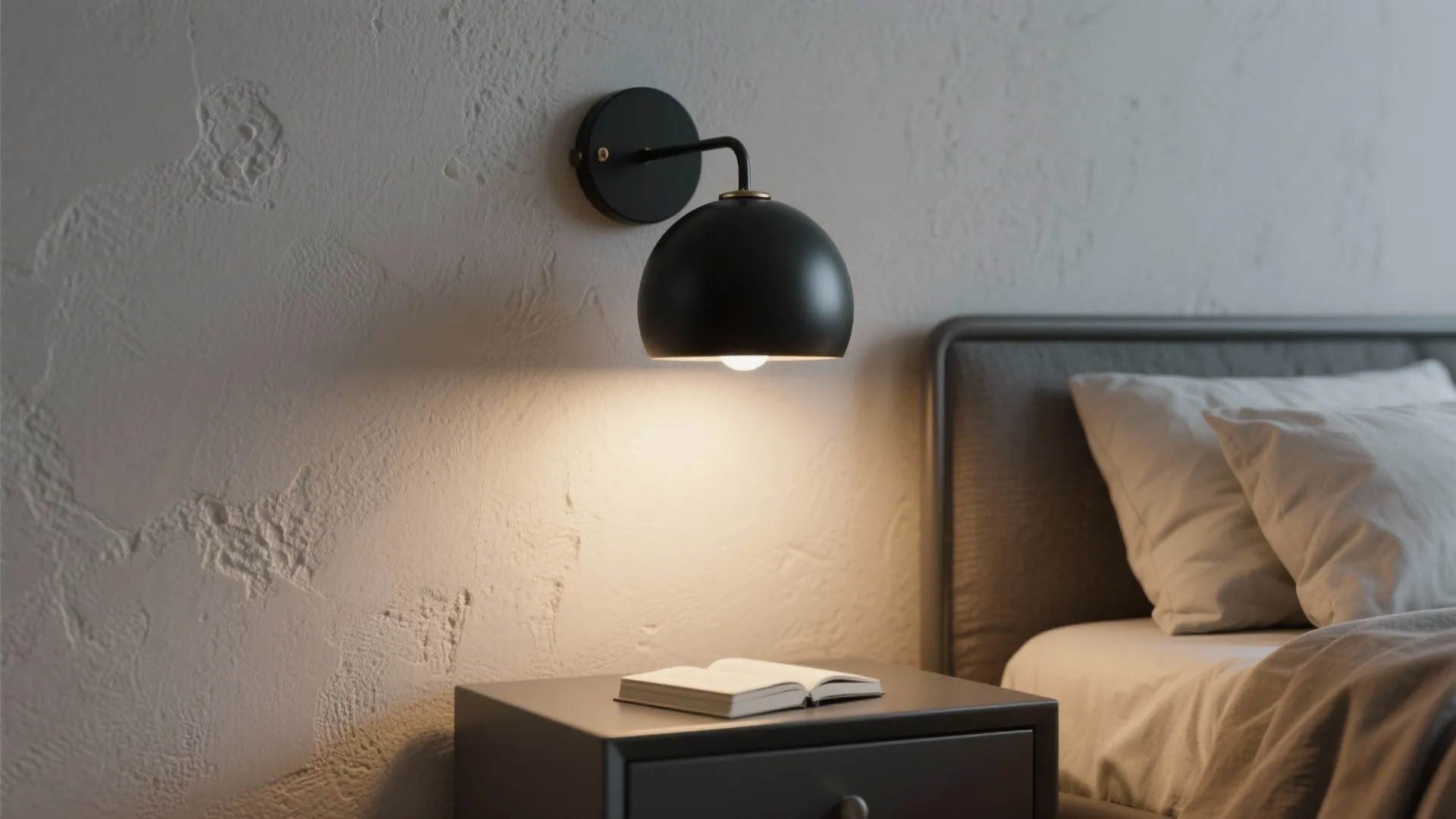 1. Single Statement Globe by the Bed