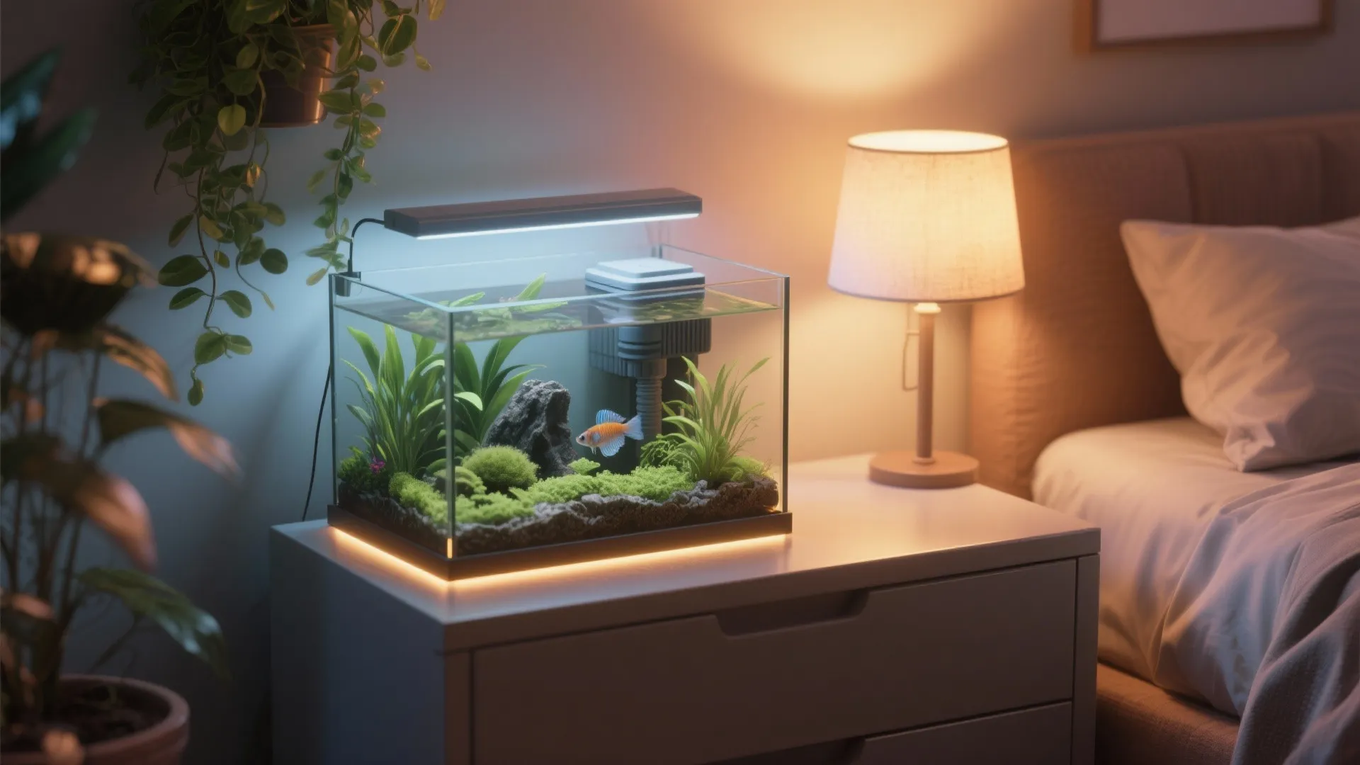 2. Bedside nano tank