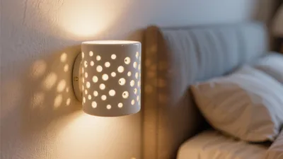 Cozy Bedroom Wall Sconce Lighting Idea