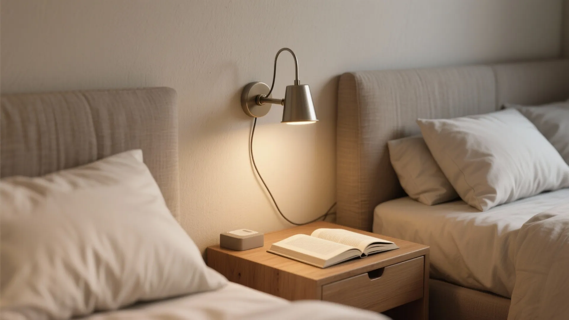 1. Vertical placement above bedside