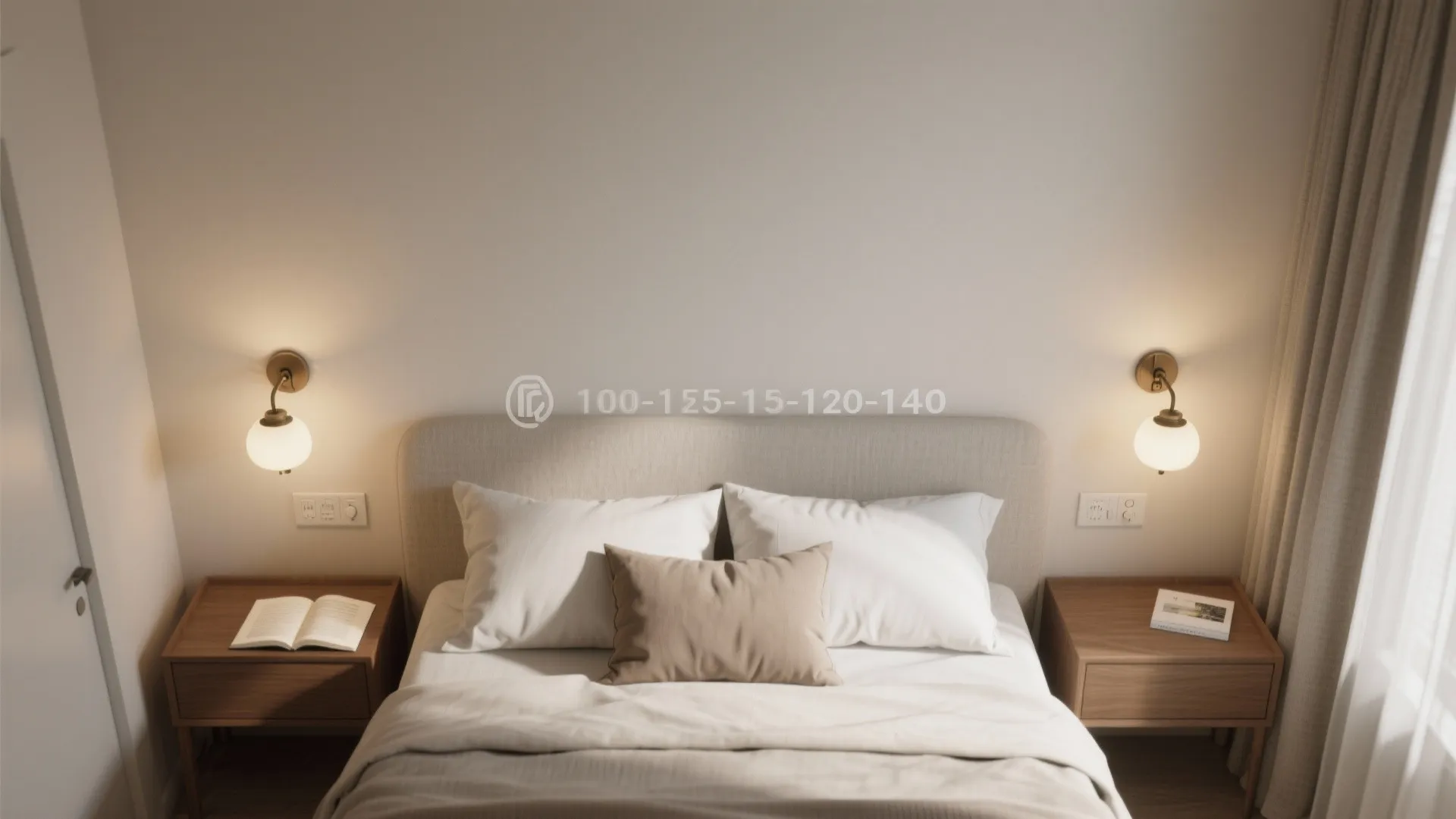 Mid-Century Swivel Sconces as Bedside Task Lights