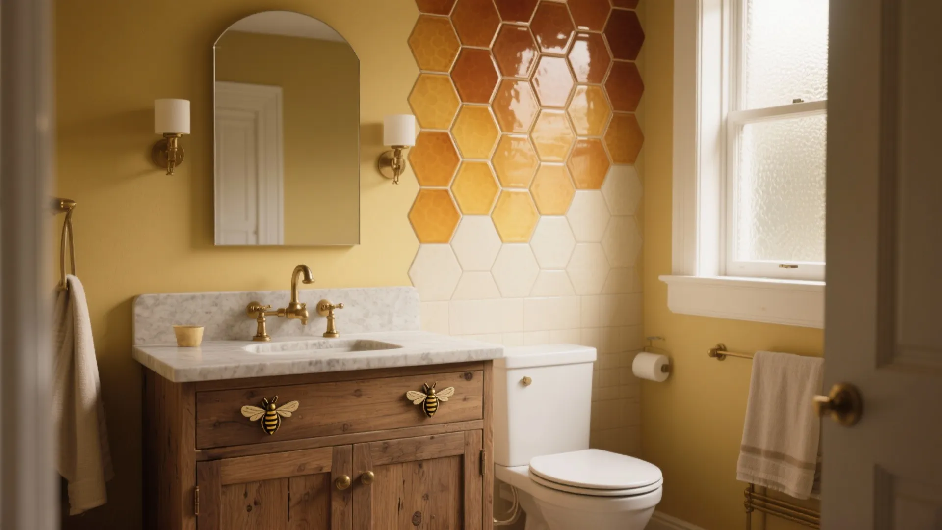 Bee Bathroom Decor — 5 Inspiring Ideas: Small-space, big-impact bee bathroom decor tips from a pro designer