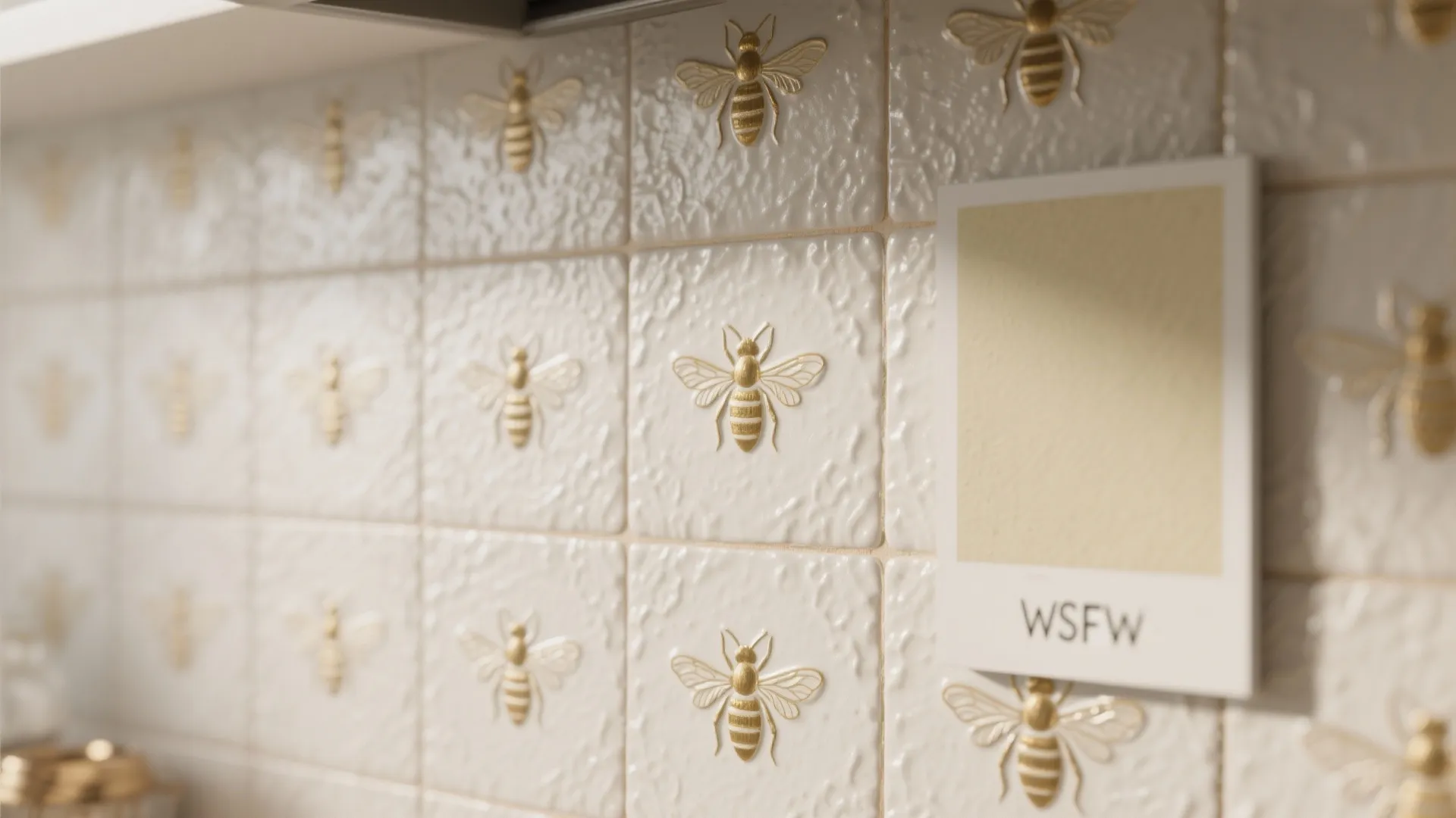 Textured Bee Motifs