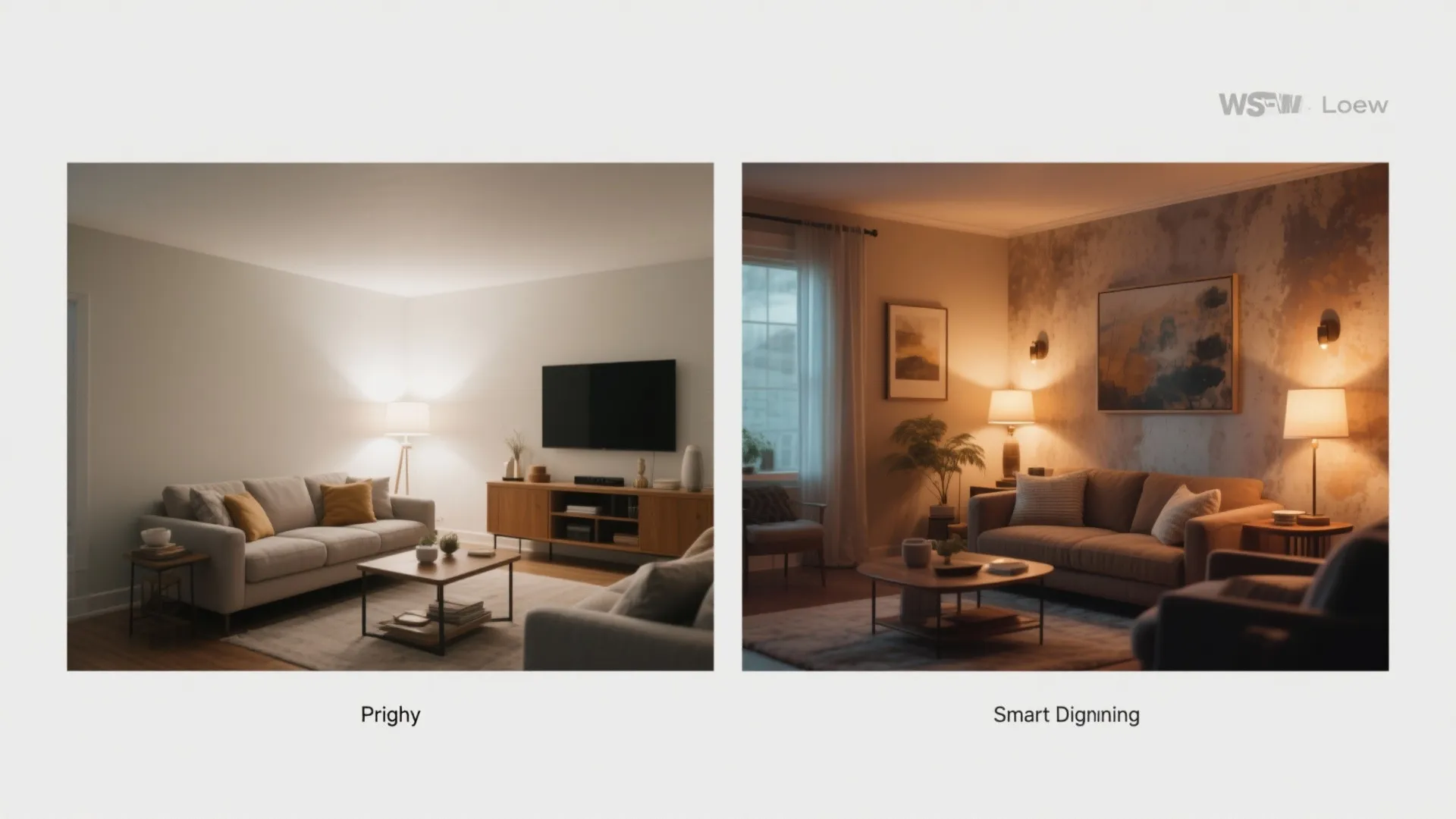 Smart dimming and layered control that adapt to mood