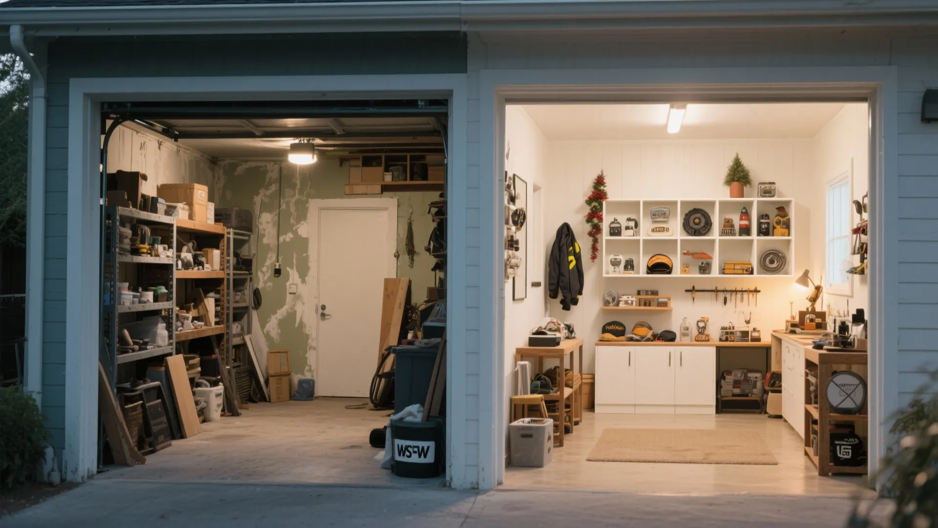 5. Use white as a neutral backdrop for seasonal and hobby swaps