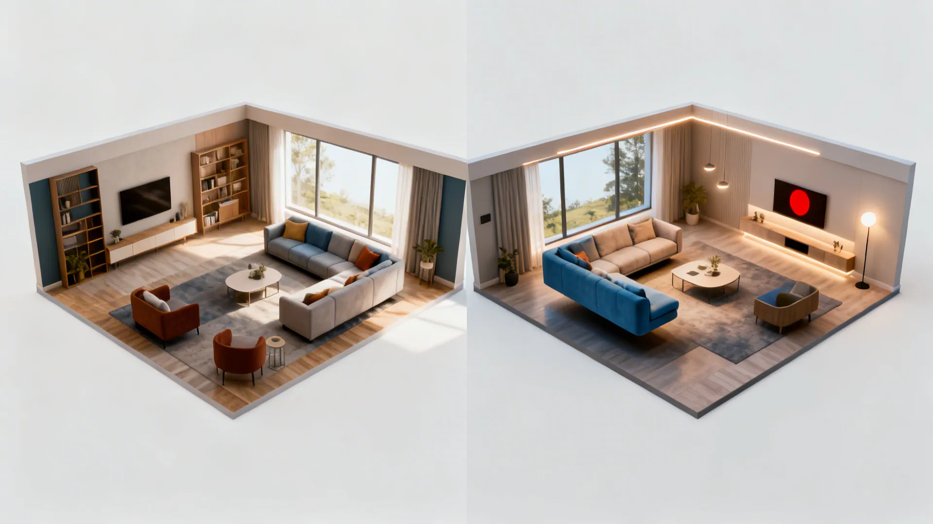 5) Cohesive Palette, Textures, and One Bold Focal