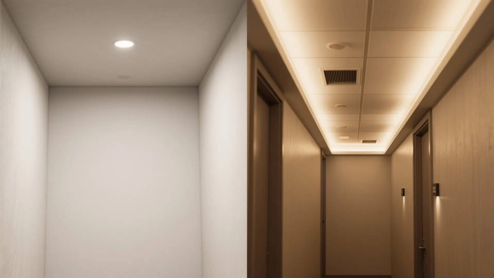 Layered POP Ceiling with Hidden Storage Access