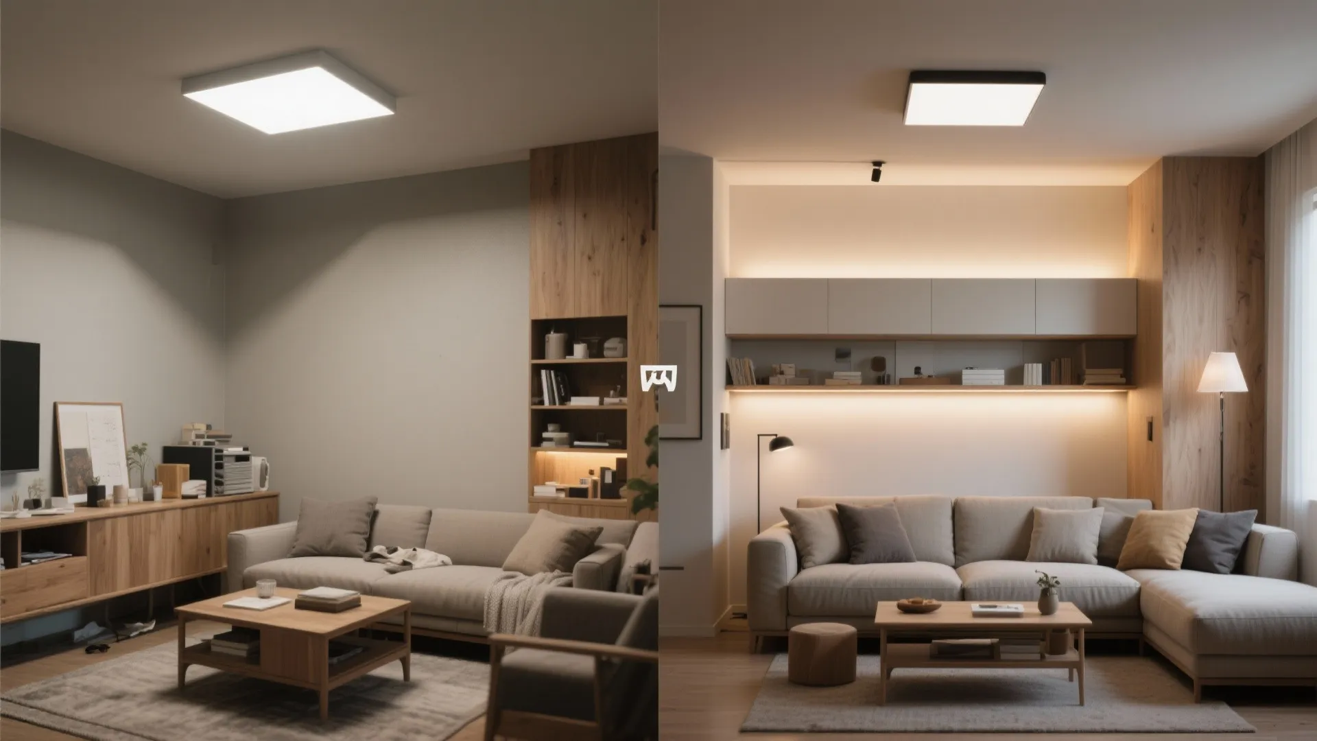 Layered Lighting for Compact Rooms