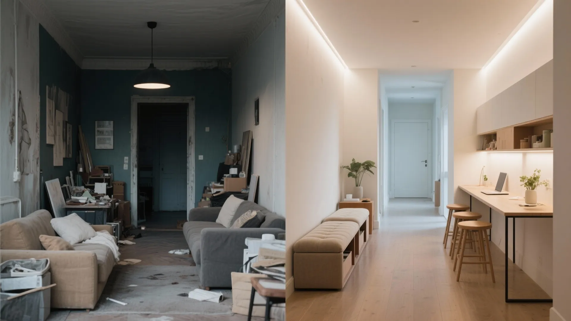 5) Multi-functional furniture and smart circulation