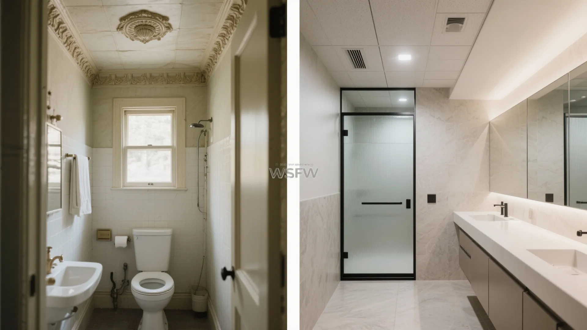 Frameless Glass and Tall Doors for Vertical Emphasis