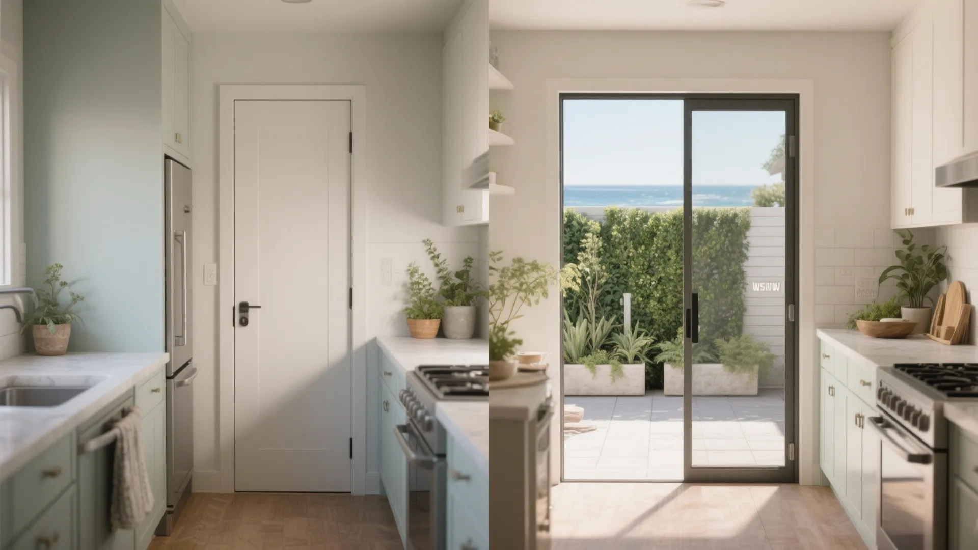 Indoor–outdoor flow, even in small footprints