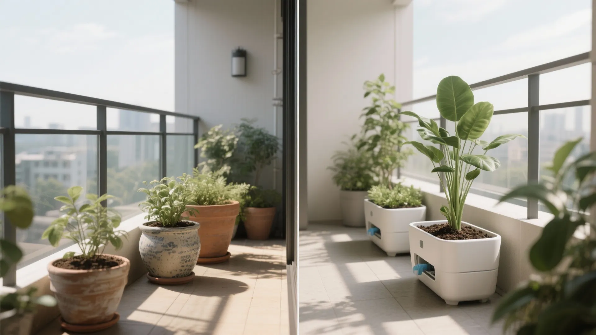 Light, Strong, and Self-Watering Containers