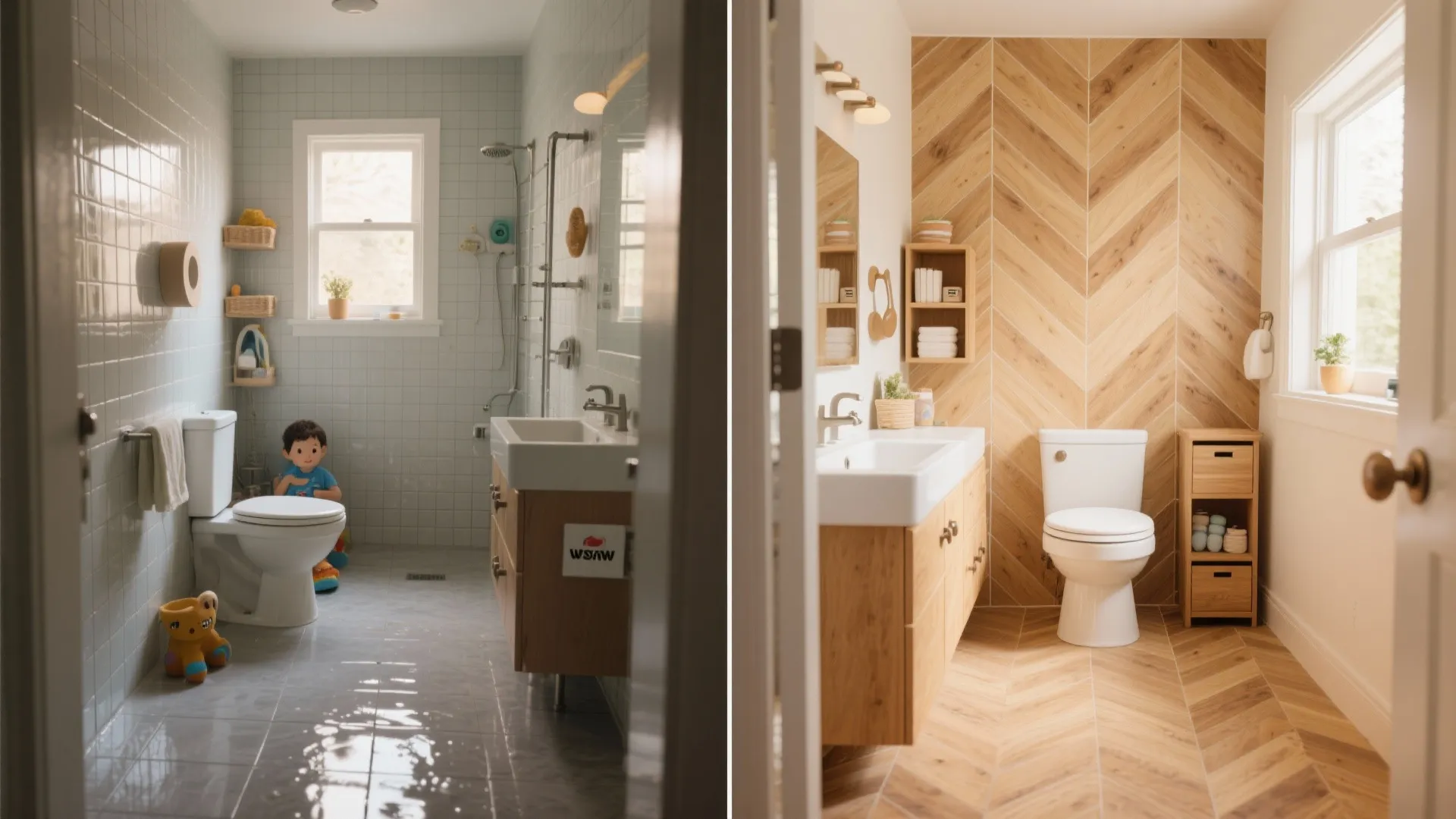 Durable Wood-Look Porcelain for Warmth without Worry