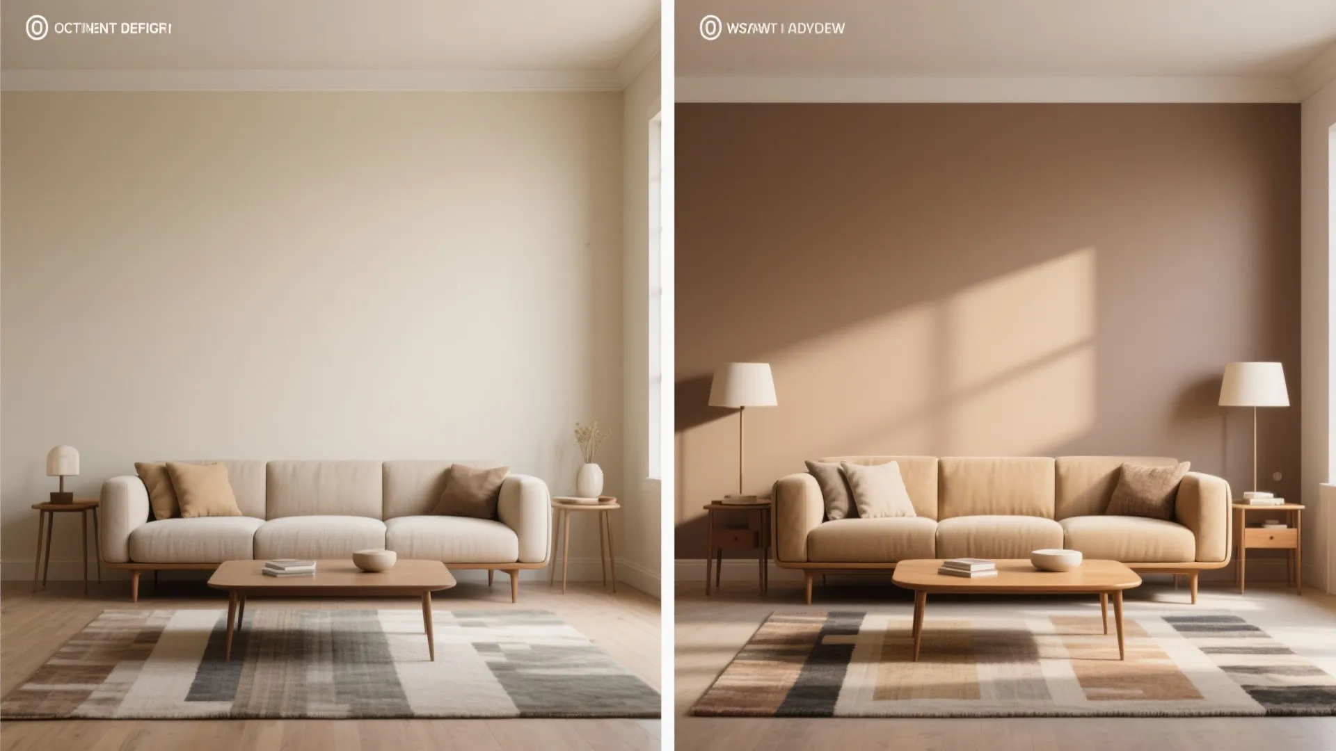 2. Create depth with a slightly darker accent wall