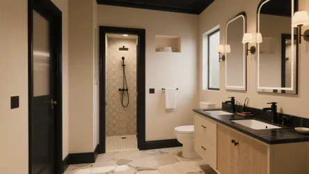 Beige & Black Bathroom Ideas: 5 Stylish Combos