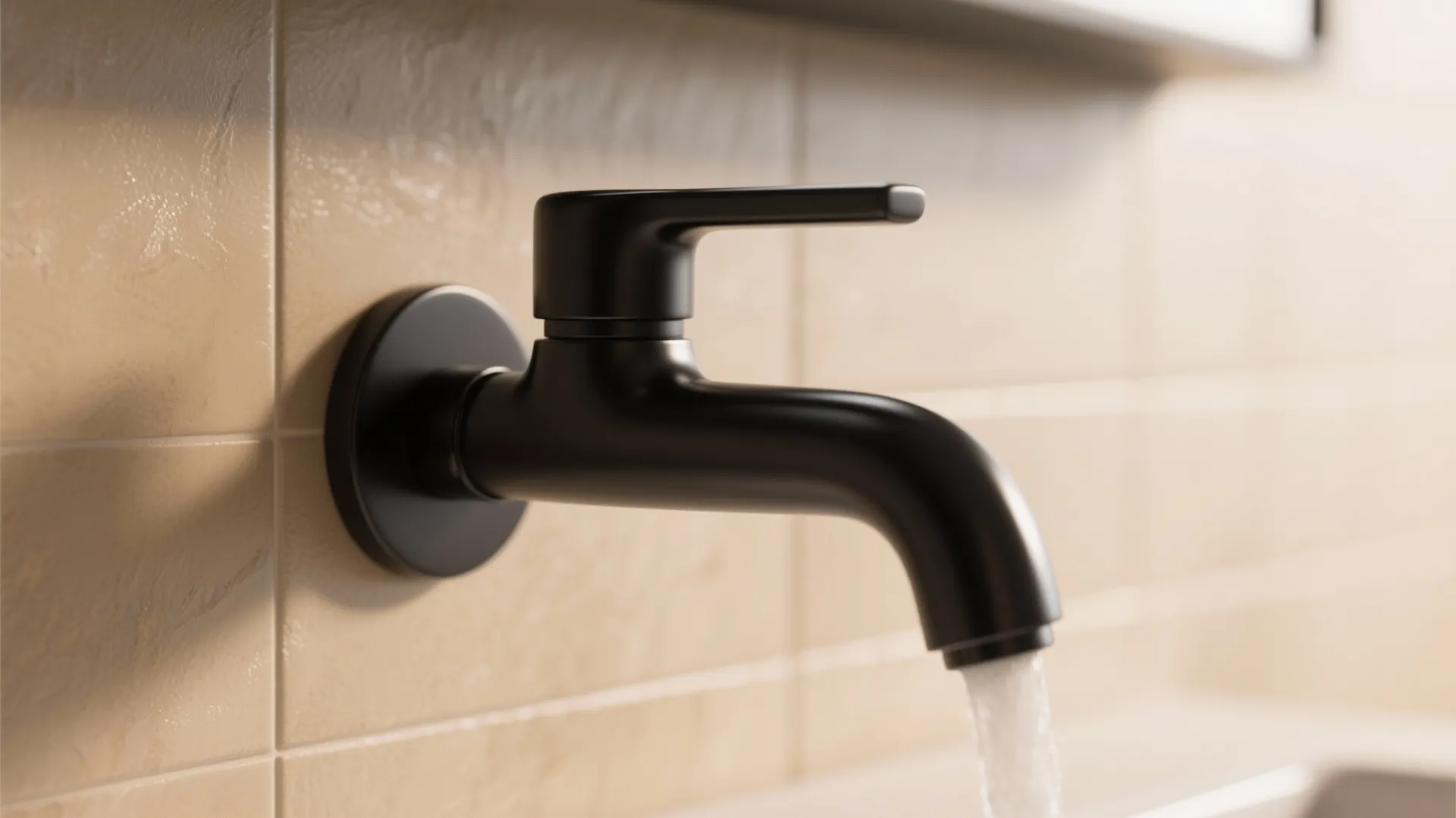 Minimalist Fixtures in Matte Black