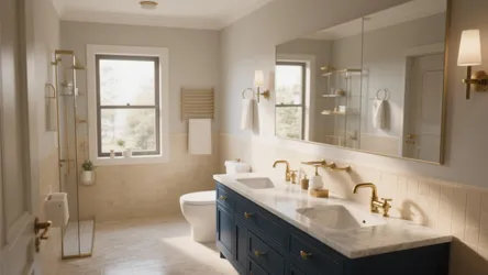 10 Beige and Blue Bathroom Ideas