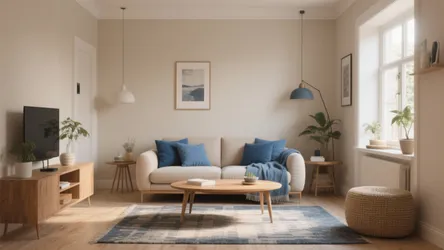 10 Beige and Blue Living Room Ideas