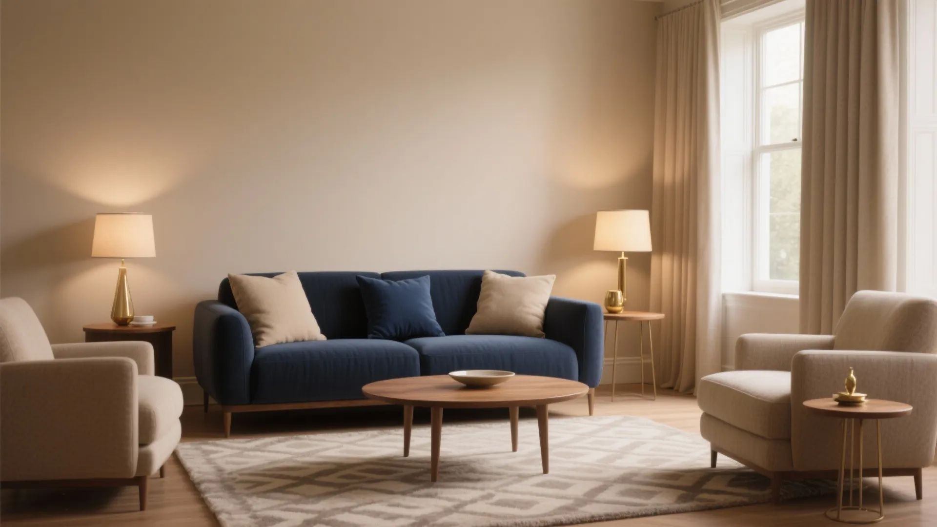 Beige & Blue Living Room Ideas — 5 Inspirations