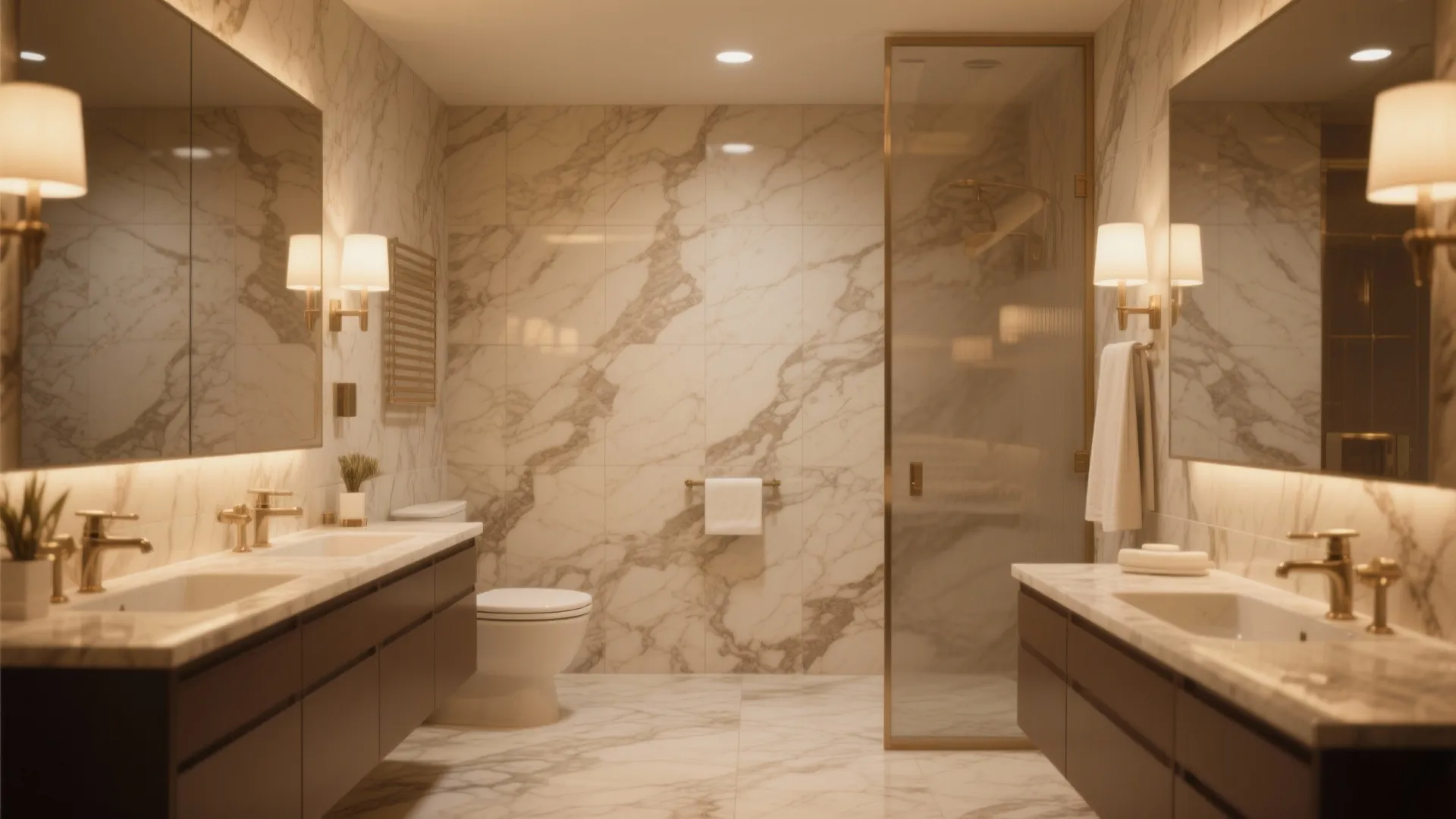 9. Beige-Brown Marble Look