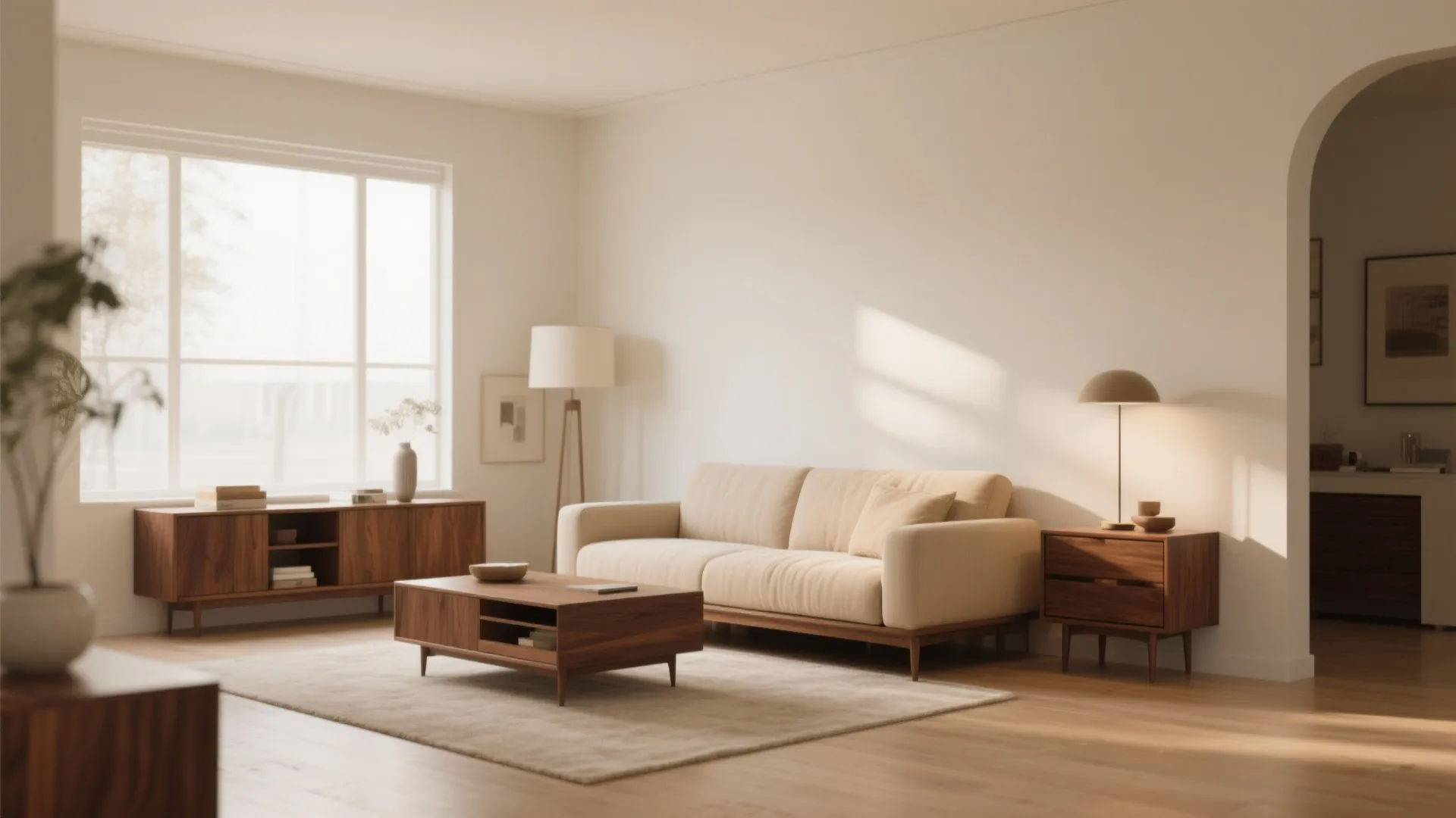 4. Dark Wood Accents