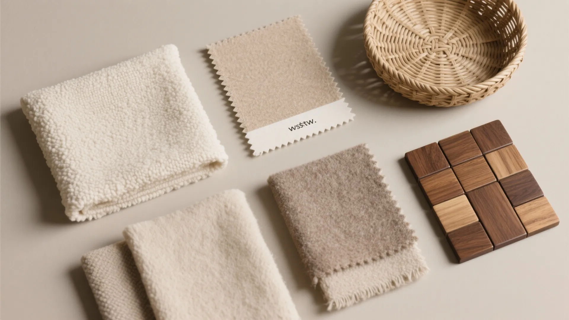 Layer textures so beige breathes