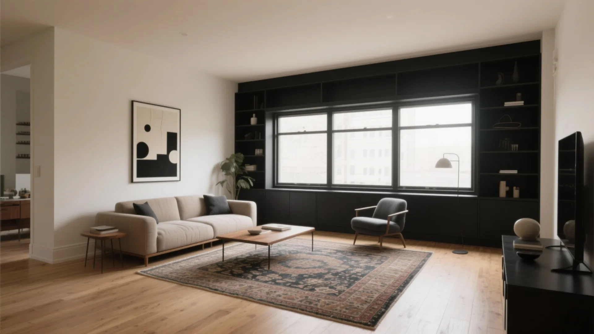 Sand Beige + Graphite Black: Earthy Meets Edge