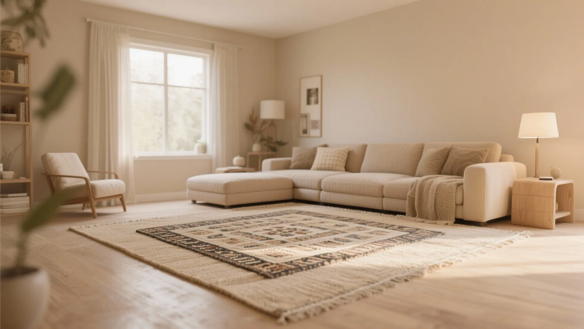 8. Cozy Layered Rugs