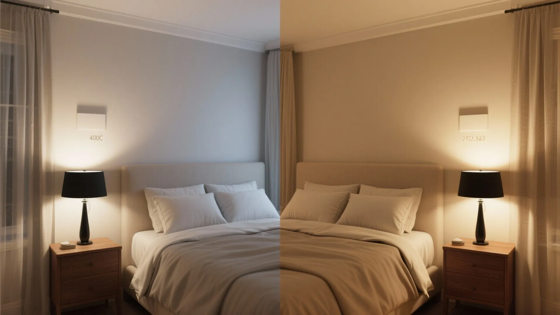 Warm the light, not just the walls