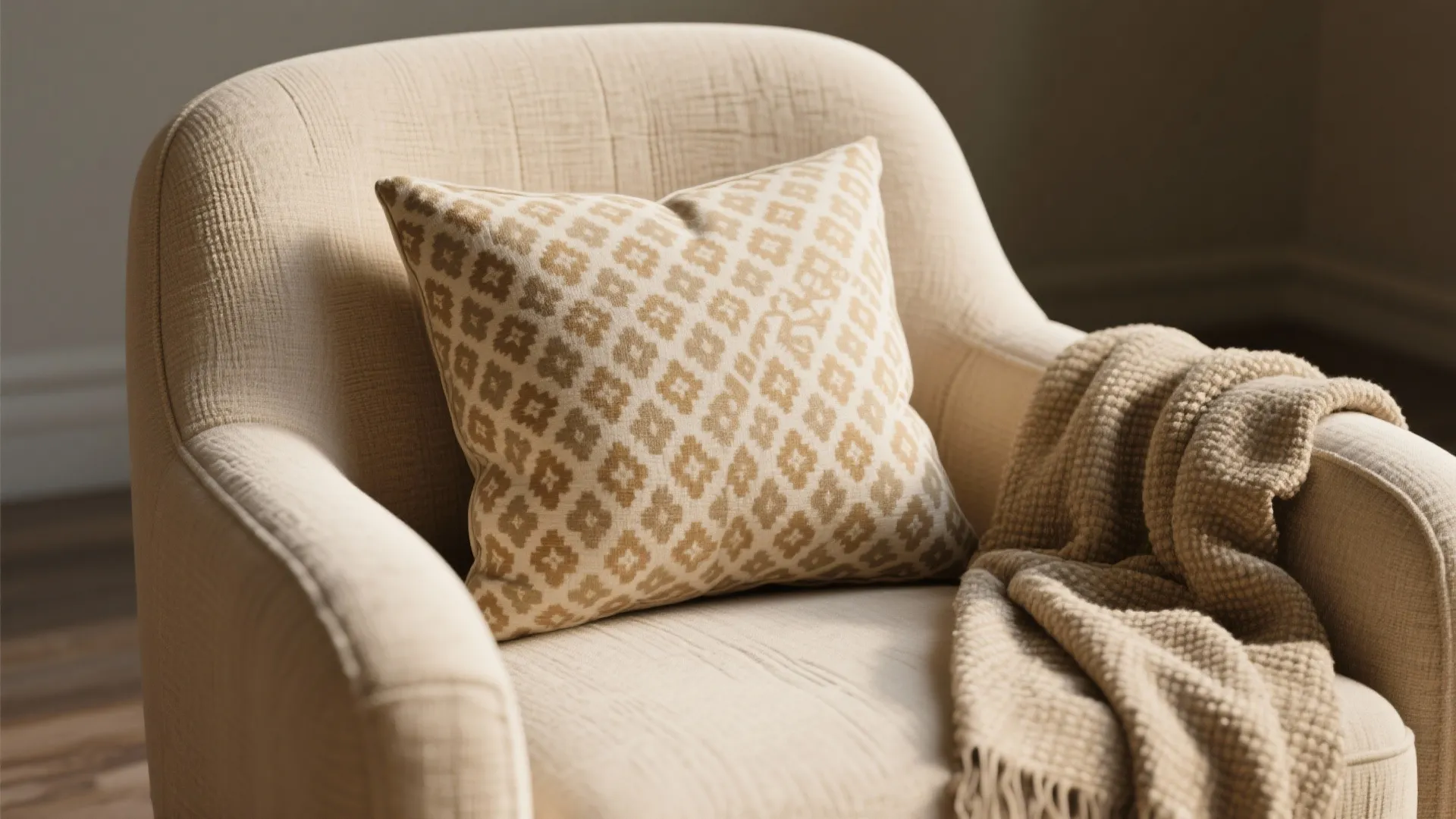 1. Neutral anchor with bold accessories