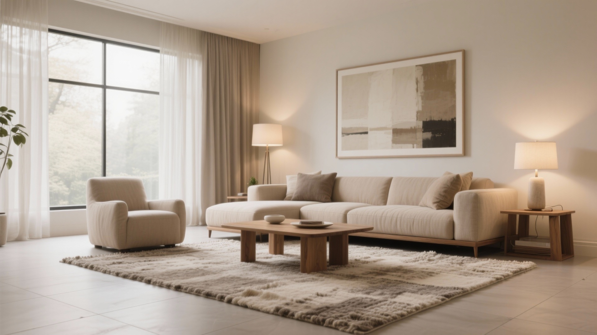 Living Room Feels Cold? Beige Living Room Tiles Fix It
