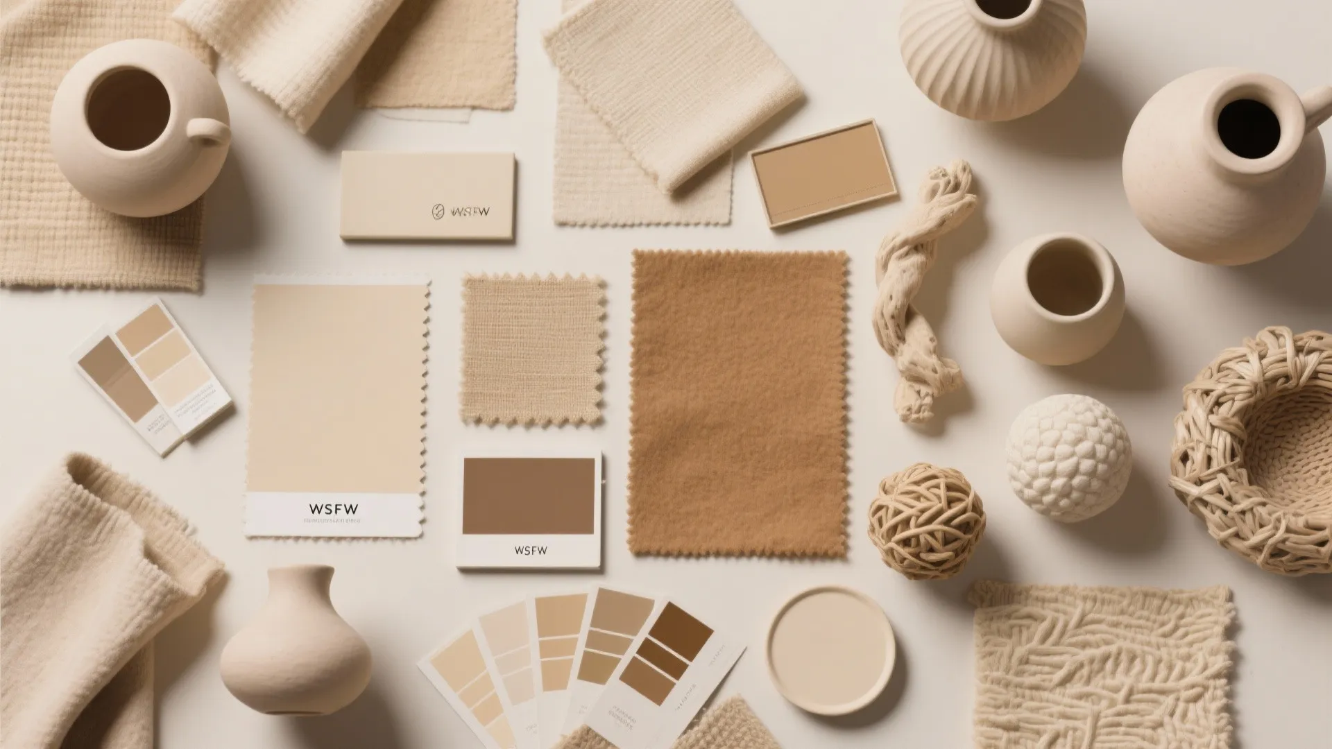 Beige Monochrome Layers